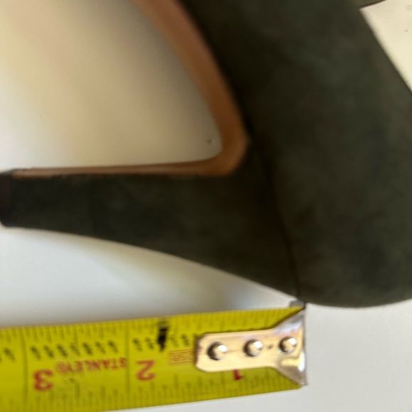 Moschino Genuine Suede High Heels Green Made in Italy Sz 40, 9.5. Comfort, Boho - Picture 5 of 8